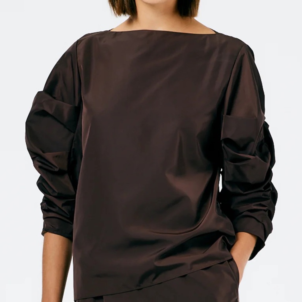 Elegant Brown Women's Top